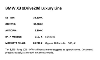 BMW X3 xDrive20d Luxury (16)