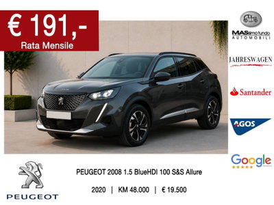 Peugeot 2008 BlueHDi 100 S&S Allure usata