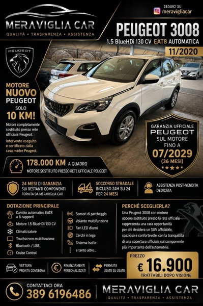 Peugeot 3008 BlueHDi 130 S&S EAT8 Active Business (13)