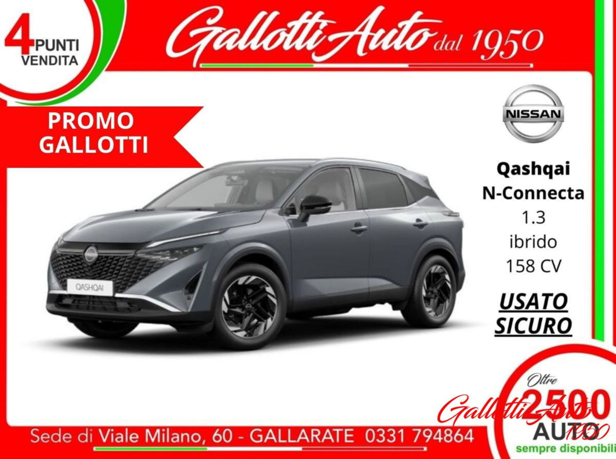 Nissan Qashqai 1.3 mhev N-Connecta 4wd 158cv xtronic