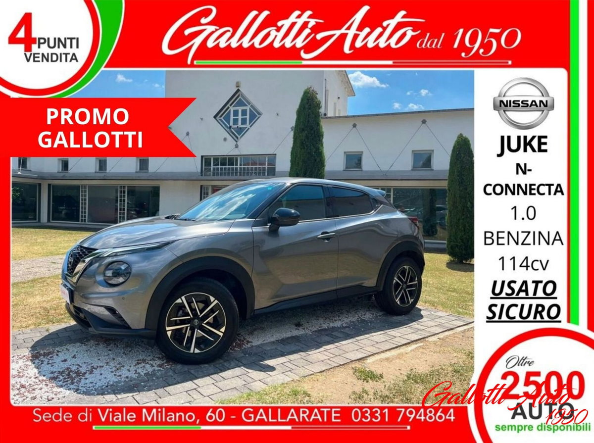 Nissan Juke 1.0 dig-t N-Connecta 114cv dct