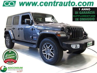 Jeep Wrangler Unlimited 2.0 atx phev Sahara 4xe auto usata