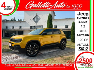 Jeep Avenger 1.2 turbo e-hybrid mhev Summit fwd 110cv edct6 nuova