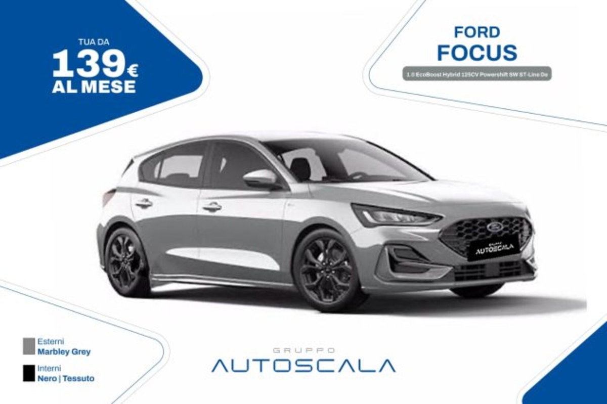 Ford Focus Station Wagon 1.0 EcoBoost Hybrid 125 CV Powershift SW ST-Line X