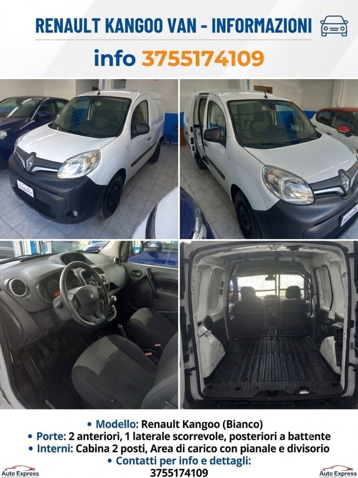 Renault Kangoo Blue dCi 95CV Express Maxi Combi Ice Plus (2)