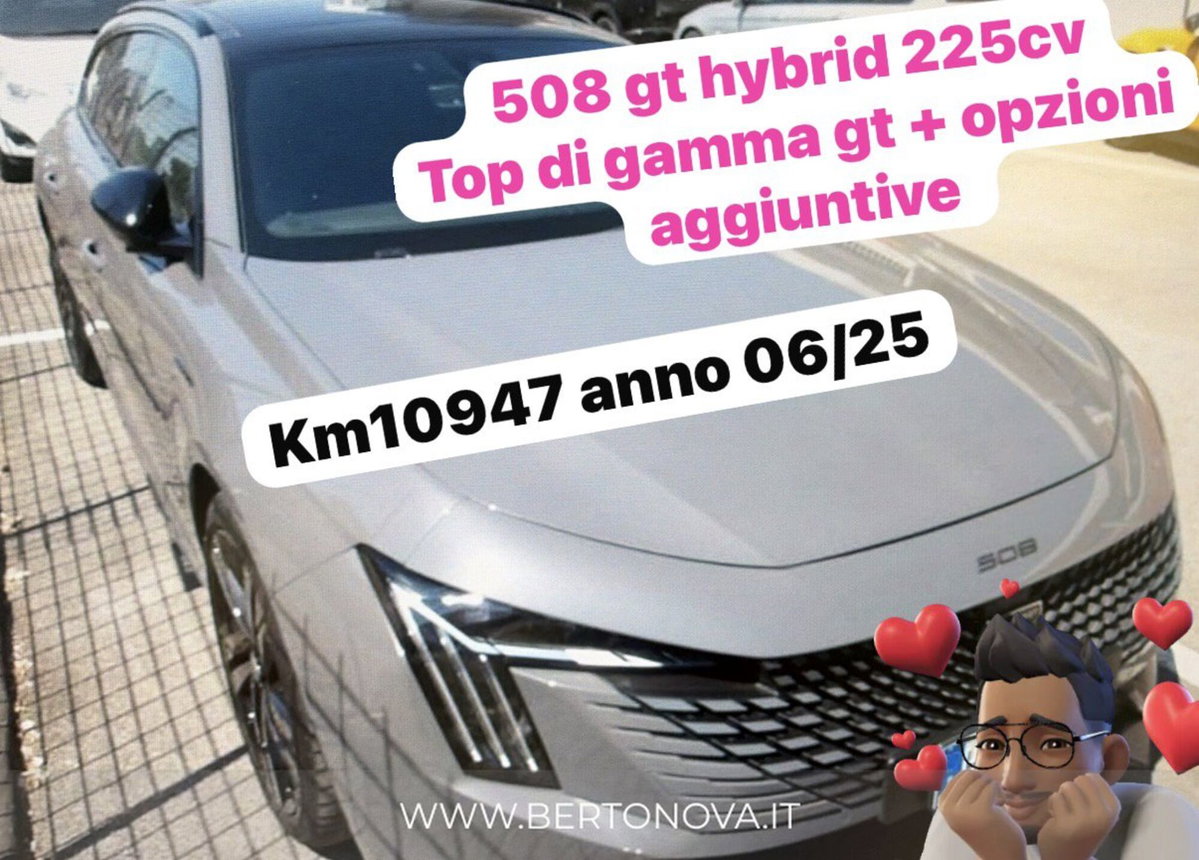 Peugeot 508 SW 1.6 phev GT 225cv e-eat8