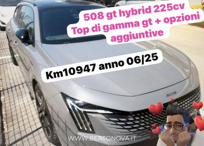 Peugeot 508 SW 1.6 phev GT 225cv e-eat8 usata