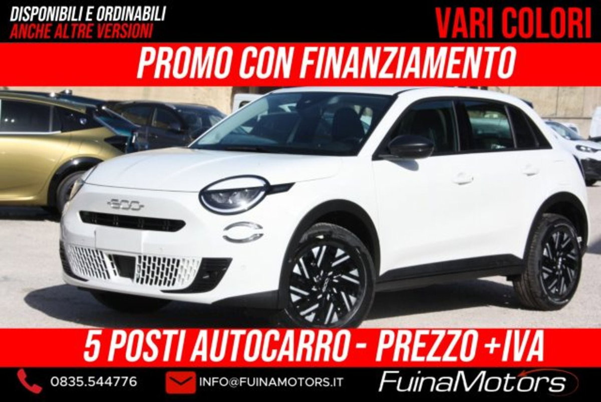 Fiat 600 1.2 hybrid 110cv auto