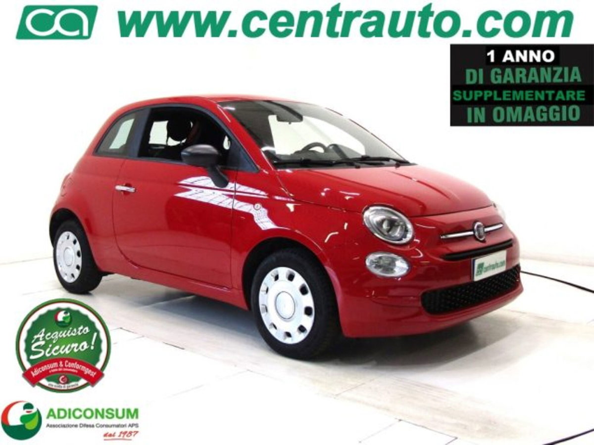 Fiat 500 1.0 Hybrid Red