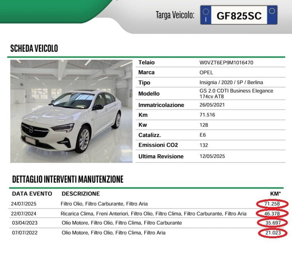 Opel Insignia 2.0 CDTI 174 CV S&S aut. Grand Sport Bus. Elegance (14)