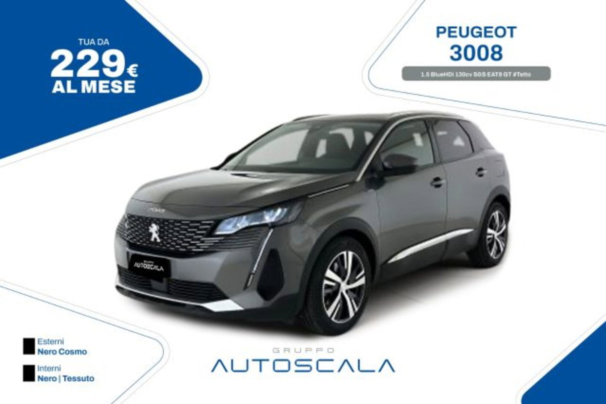 Peugeot 3008 BlueHDi 130 S&S EAT8 GT Pack