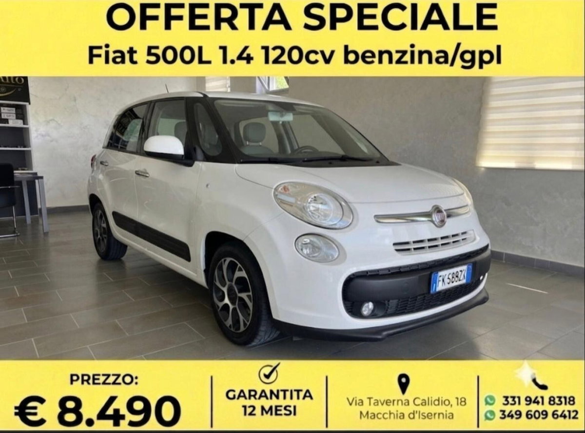 Fiat 500L 1.4 T-Jet 120 CV GPL Pop