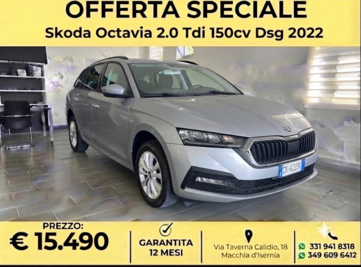 Skoda Octavia Station Wagon 2.0 TDI EVO SCR 150 CV DSG 4x4 Wagon Executive