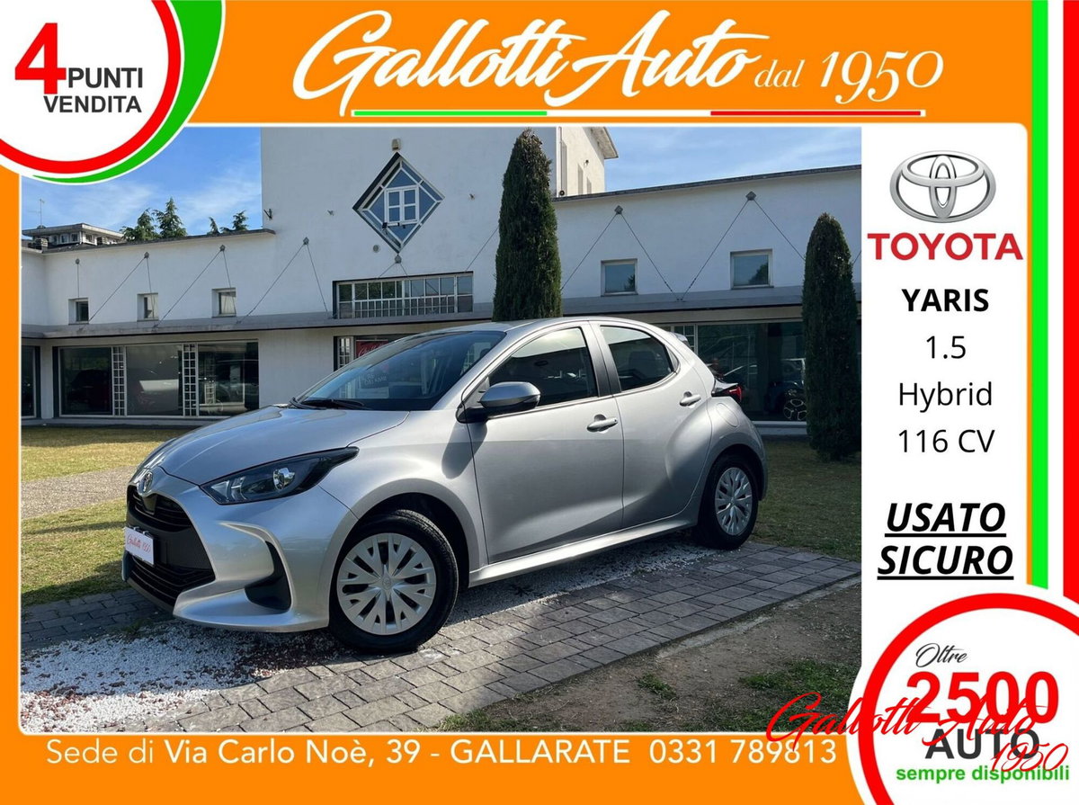 Toyota Yaris 1.5 Hybrid 5 porte Energy