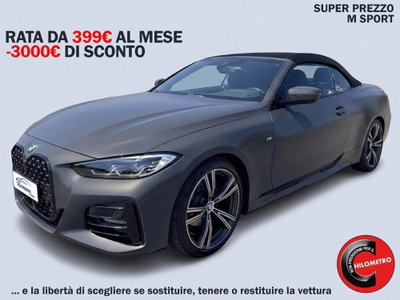 BMW Serie 4 Cabrio 420d  mhev 48V MSport Pro auto usata