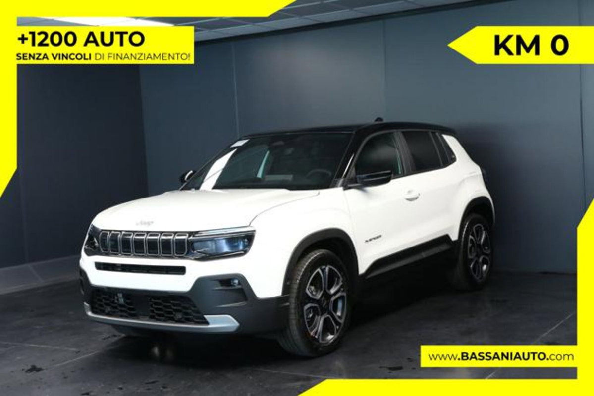 Jeep Avenger 1.2 turbo e-hybrid mhev Summit fwd 110cv edct6