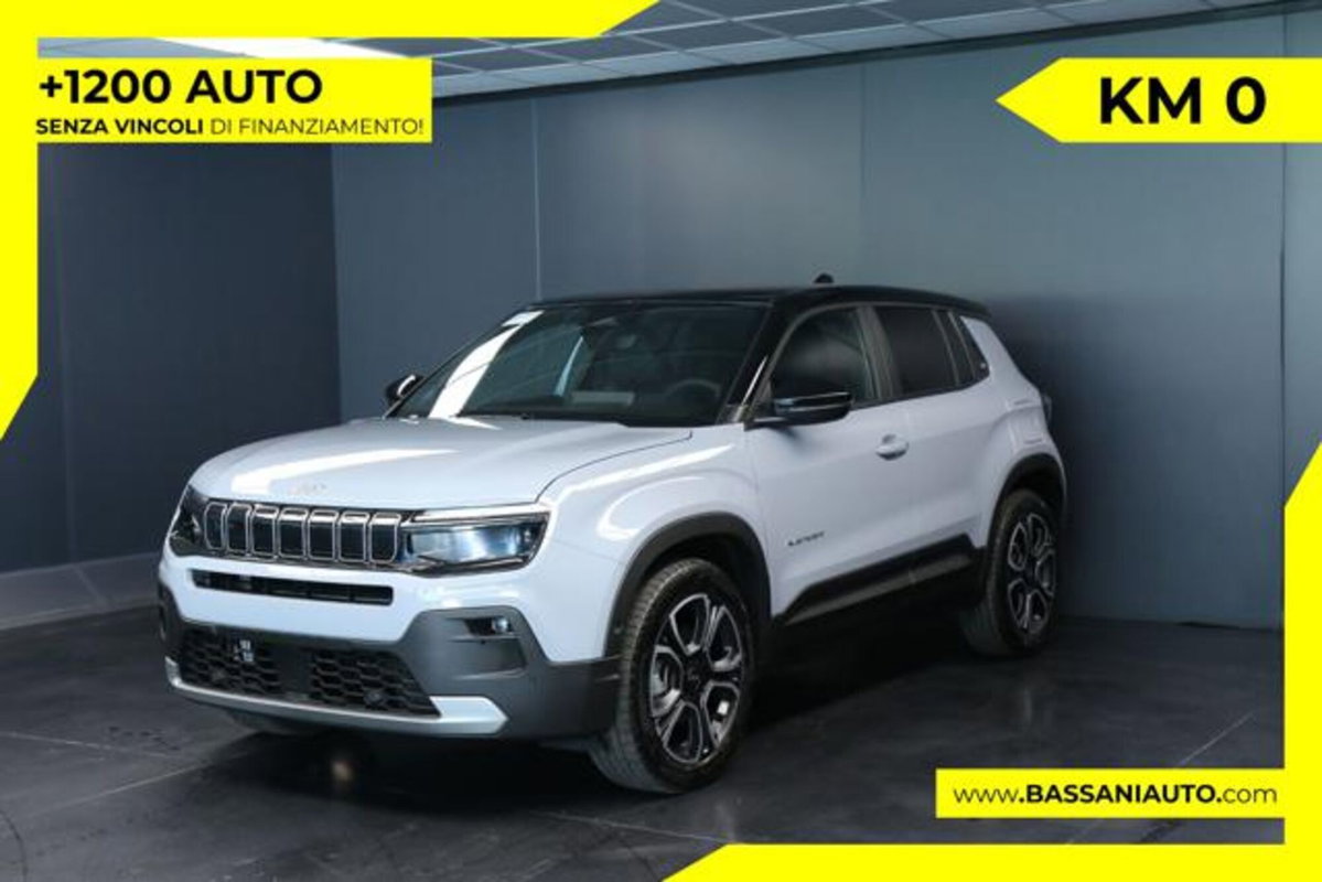 Jeep Avenger 1.2 turbo e-hybrid mhev Summit fwd 110cv edct6