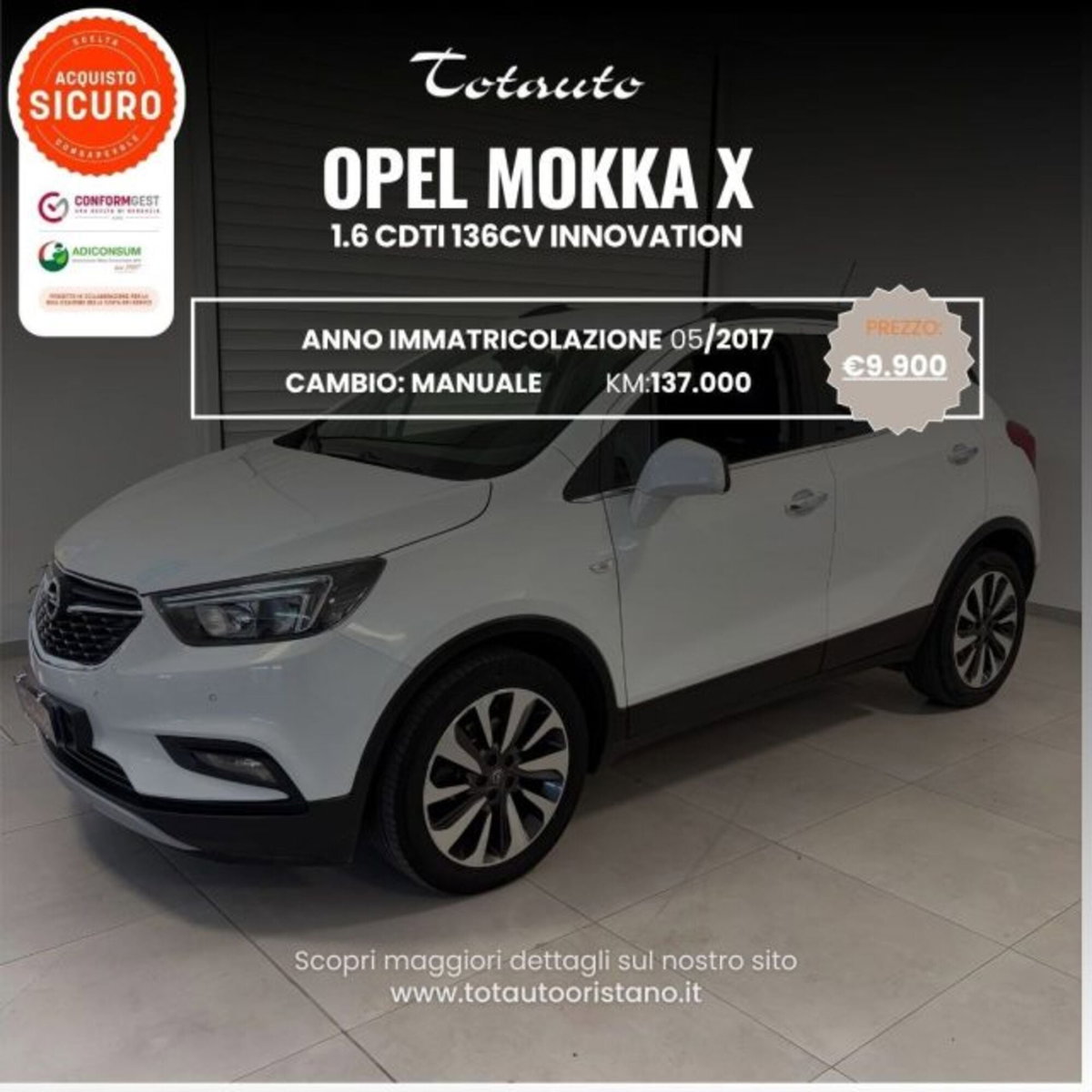 Opel Mokka 1.6 CDTI Ecotec 136CV 4x2 Start&Stop Innovation
