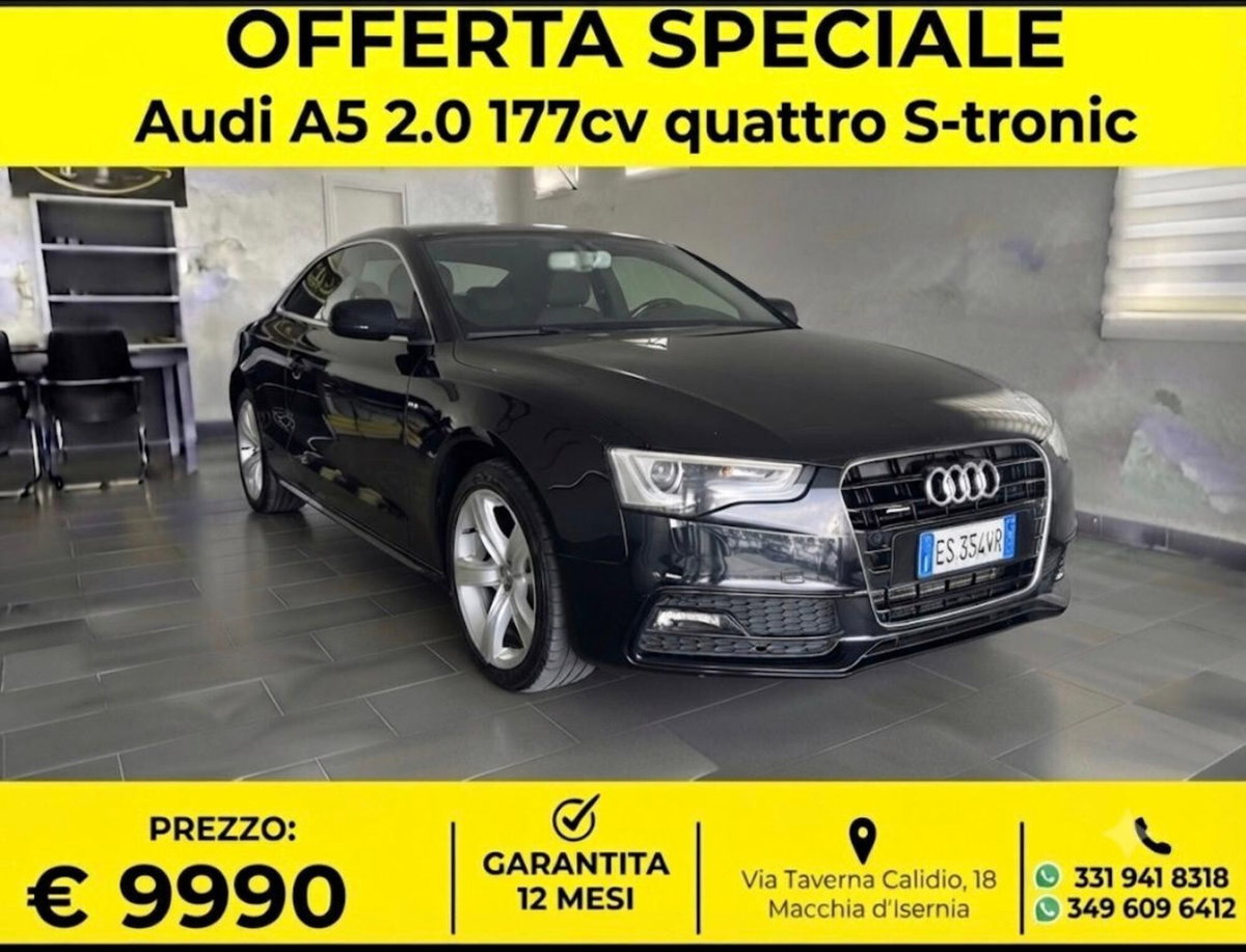 Audi A5 Coupé 2.0 TDI 177 CV quattro S tronic edition