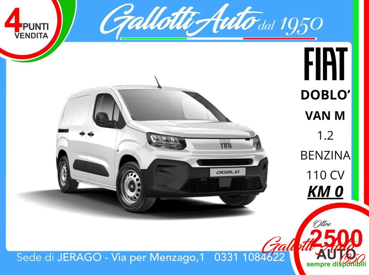 Fiat Doblò Furgone van M 1.2 benzina 110cv