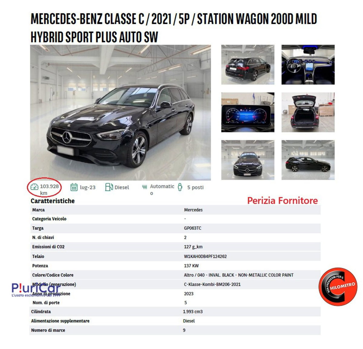 Mercedes-Benz Classe C Station Wagon 200 d mhev Advanced Plus auto (14)