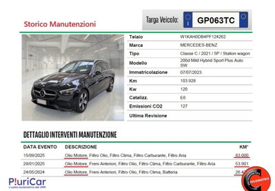 Mercedes-Benz Classe C Station Wagon 200 d mhev Advanced Plus auto (15)