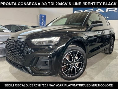 Audi Q5 Sportback 40 2.0 tdi mhev 12V Identity Black quattro s-tronic usata