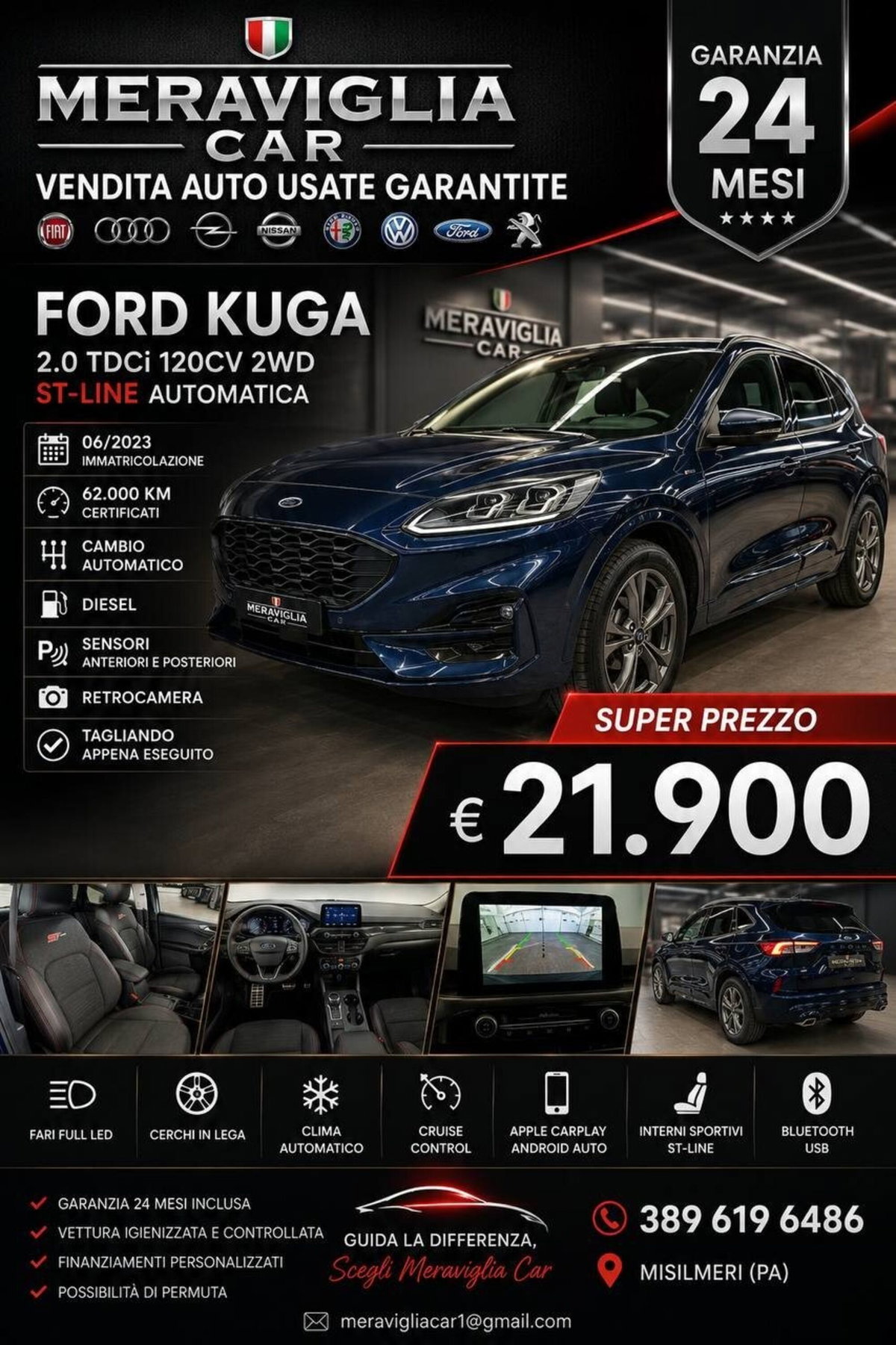 Ford Kuga 2.0 EcoBlue 120 CV aut. 2WD ST-Line X (16)