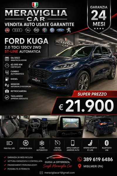 Ford Kuga 2.0 EcoBlue 120 CV aut. 2WD ST-Line X (16)