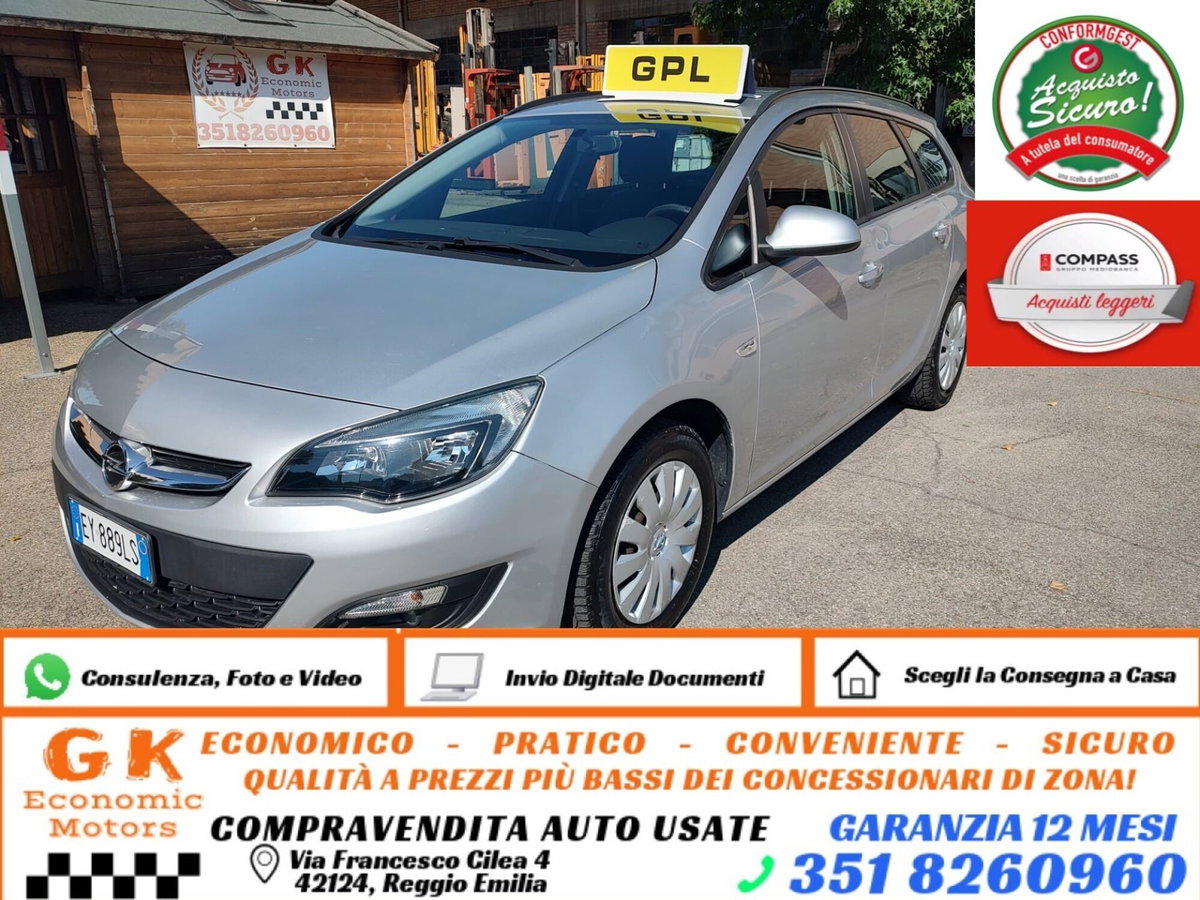 Opel Astra Station Wagon 1.4 Turbo 140CV Sports GPL Tech Elective