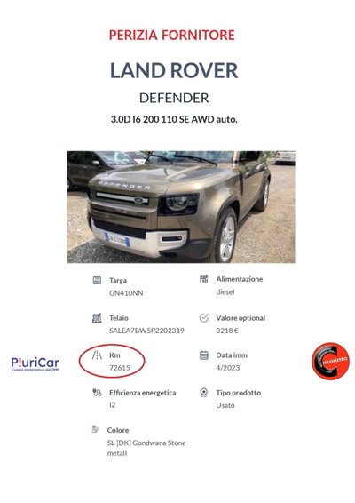Land Rover Defender 110 3.0d i6 mhev SE awd 200cv auto 6p.ti (14)