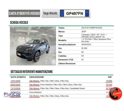 Jeep Compass 1.3 T4 190CV PHEV AT6 4xe Night Eagle (13)