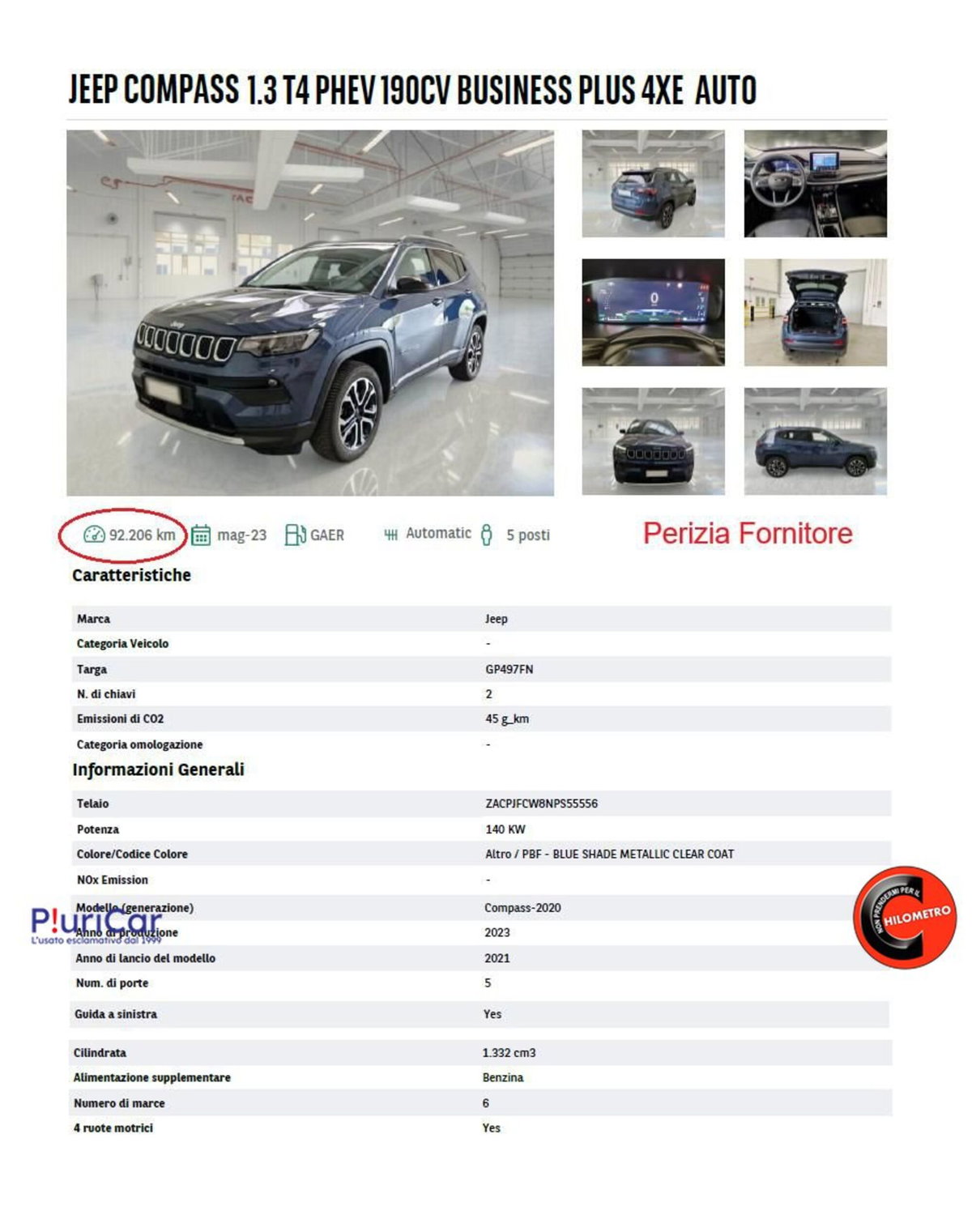 Jeep Compass 1.3 T4 190CV PHEV AT6 4xe Night Eagle (14)