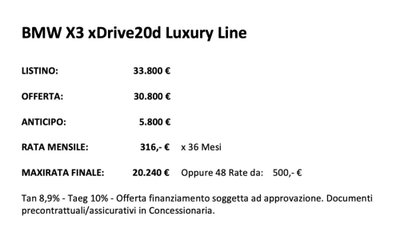 BMW X3 xDrive20d Luxury (16)