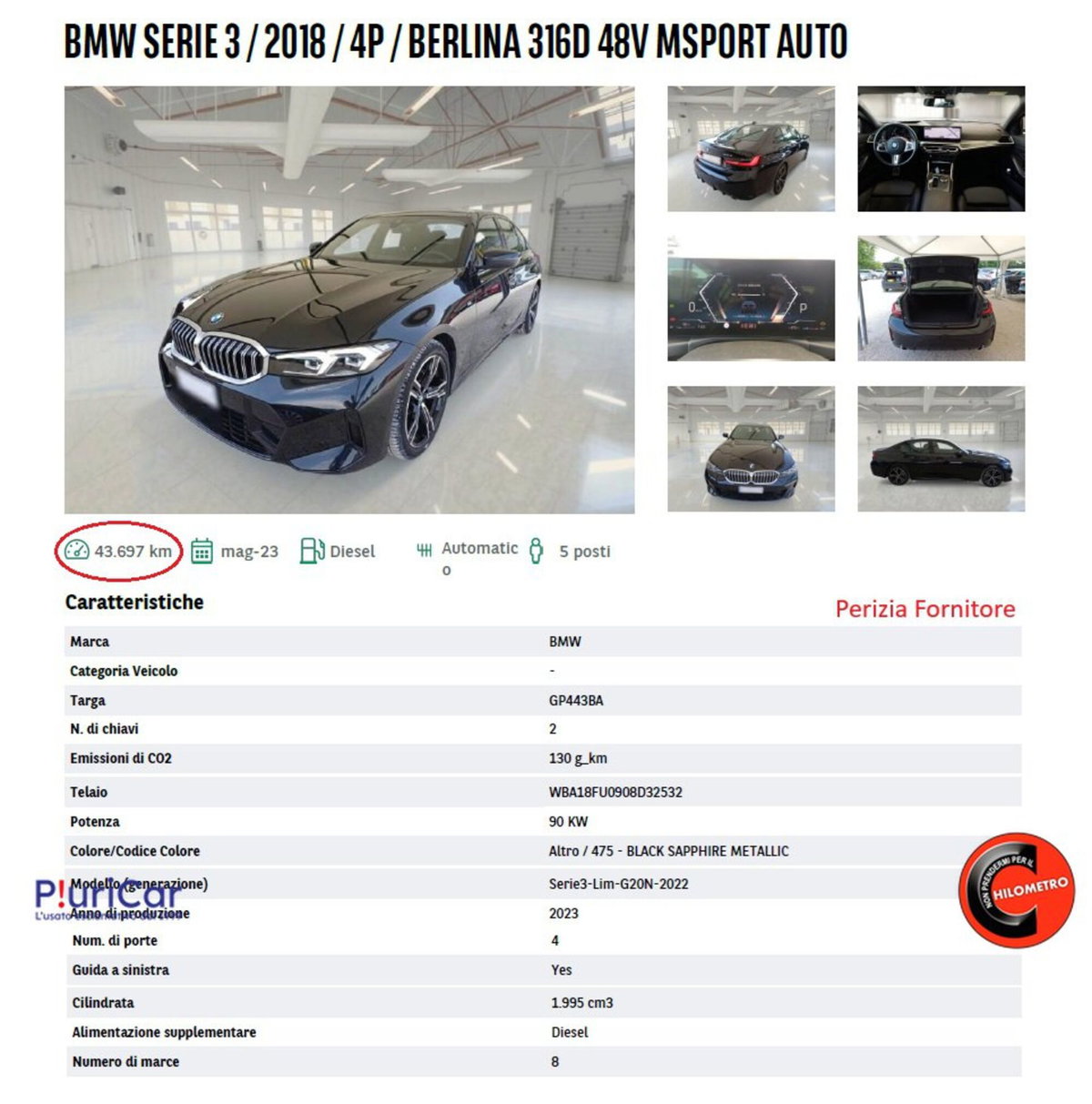 BMW Serie 3 316d 48V Msport (9)