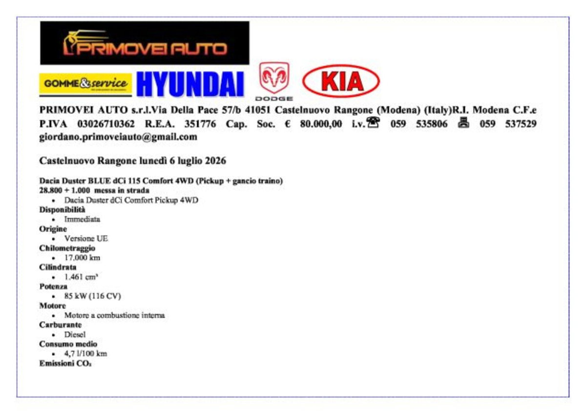 Dacia Duster 1.5 Blue dCi 8V 115 CV 4x4 Comfort (2)