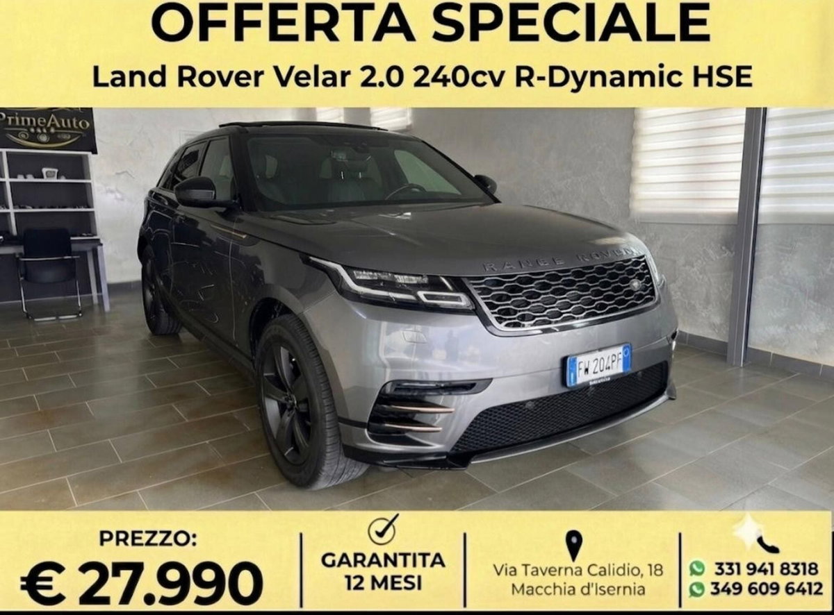 Land Rover Range Rover Velar 2.0D I4 240 CV R-Dynamic HSE