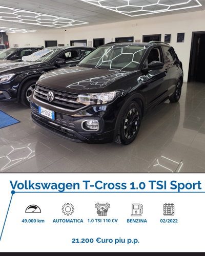 Volkswagen T-Cross 1.0 TSI 110 CV DSG Sport usata