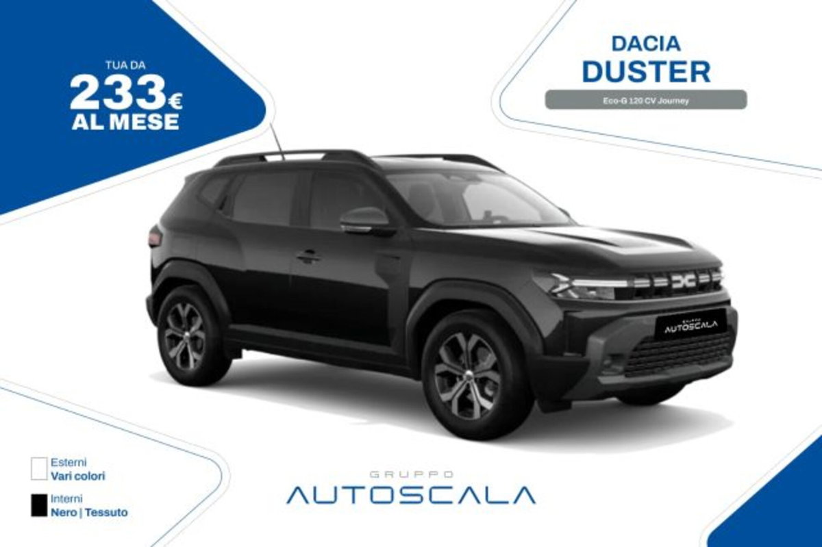 Dacia Duster 1.2 Eco-G Journey 120cv