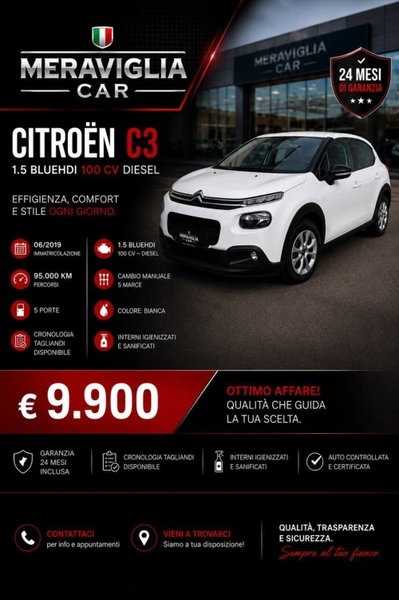 Citroen C3 BlueHDi 100 S&S Feel (12)