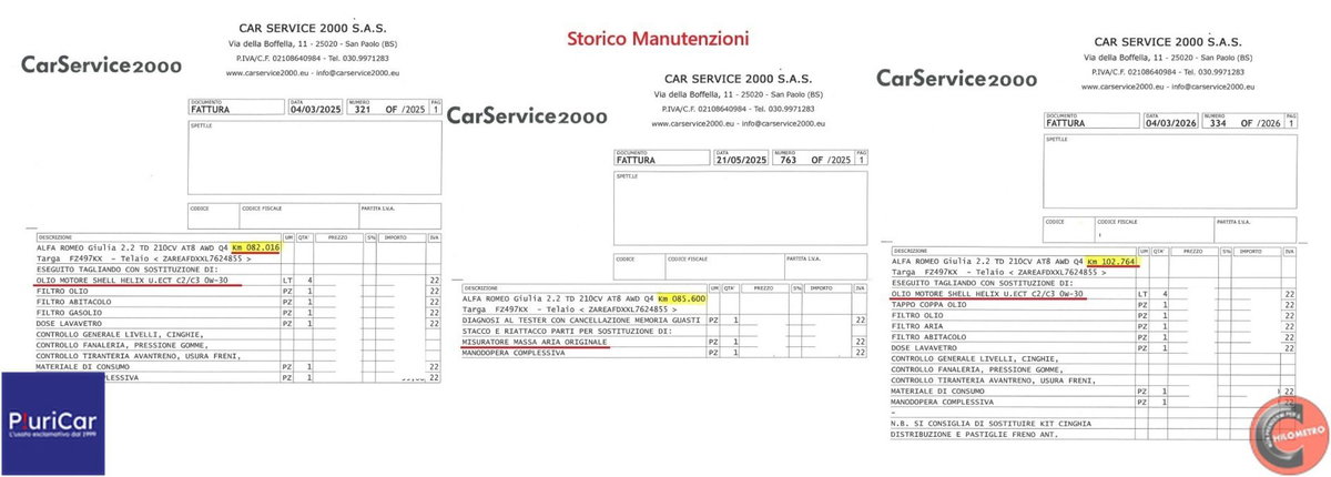 Alfa Romeo Giulia 2.2 Turbodiesel 210 CV AT8 AWD Q4 Veloce (15)