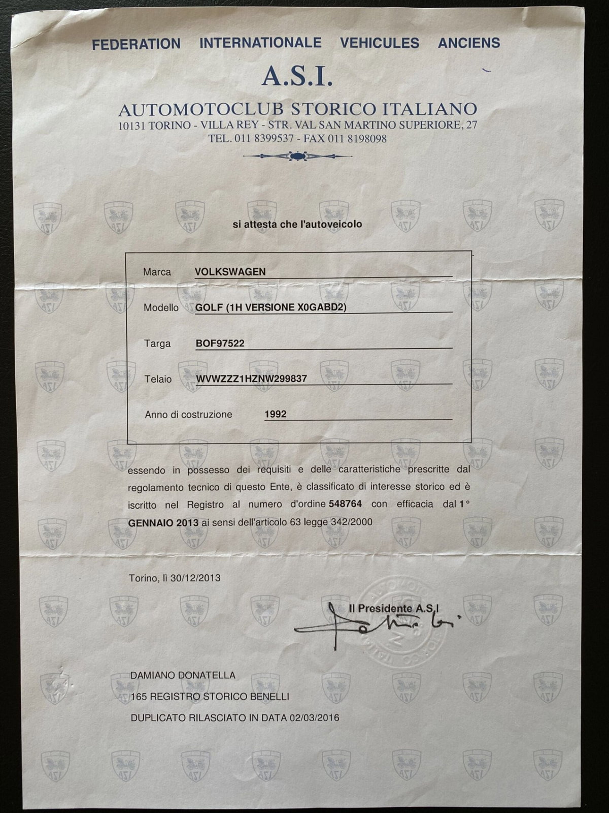 Volkswagen Golf 1.4 cat 5 porte GL (2)