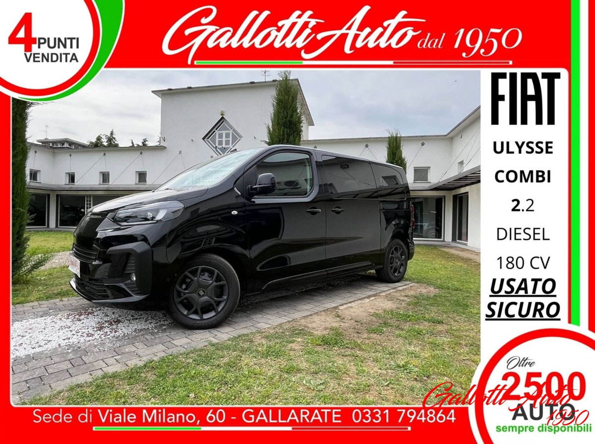 Fiat Ulysse combi M1 XL 2.2 diesel 180cv S&S Pop auto