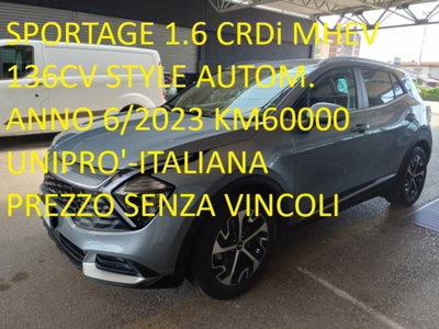 Kia Sportage 1.6 crdi mhev Style dct usata