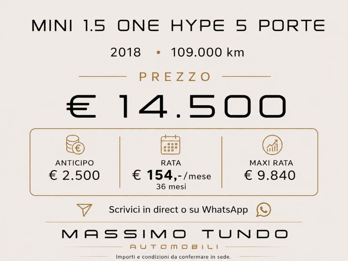 MINI Mini 1.5 One D Business 5 porte (7)