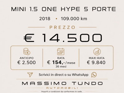 MINI Mini 1.5 One D Business 5 porte (7)