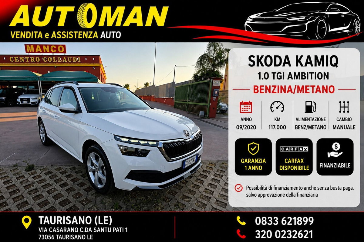 Skoda Kamiq 1.0 G-Tec Ambition