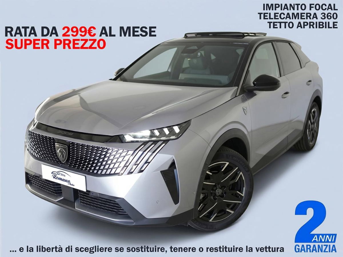 Peugeot 3008 1.2 hybrid GT Exclusive 145cv e-dcs6