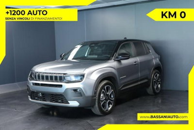 Jeep Avenger 1.2 turbo e-hybrid mhev Summit fwd 110cv edct6 nuova