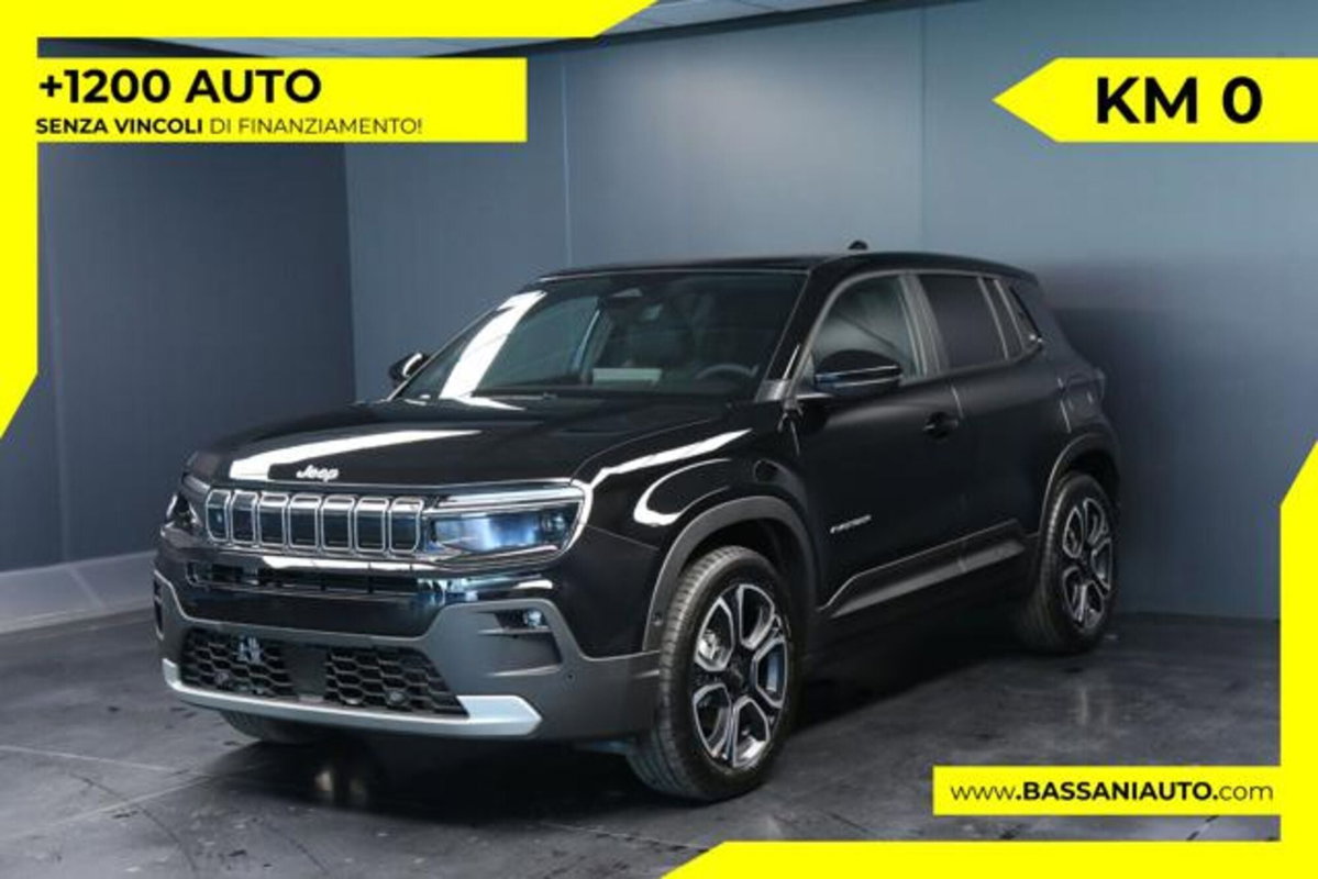Jeep Avenger 1.2 turbo e-hybrid mhev Summit fwd 110cv edct6